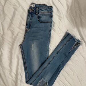 Tiger Mist Blue Skinny/Straightleg Jeans
